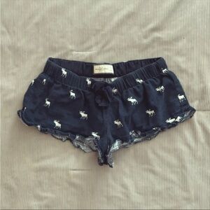 Y2K Abercrombie & Fitch Moose Pajama Shorts
